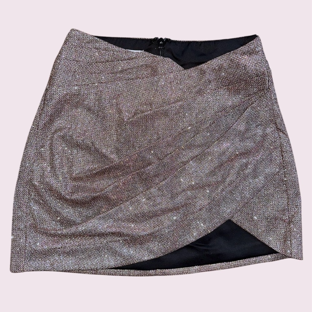 House of CB mini glitter skirt
